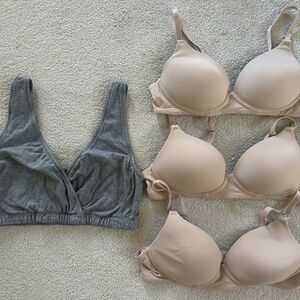 Nursing bras size 36A and Large